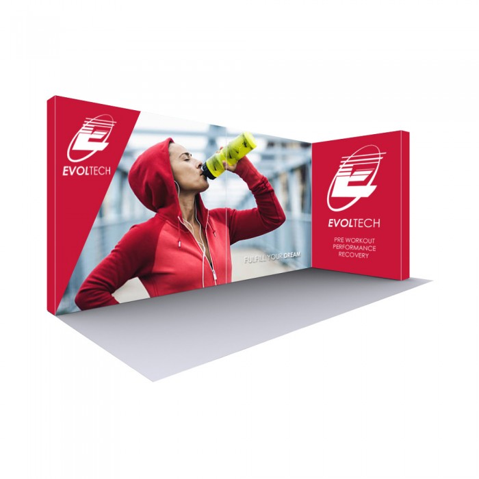 20ft Lumière Wall® Configuration C - BACKLIT (Graphic Package)