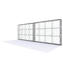 20ft Lumière Light Wall® Configuration D - BACKLIT (Graphic Package)