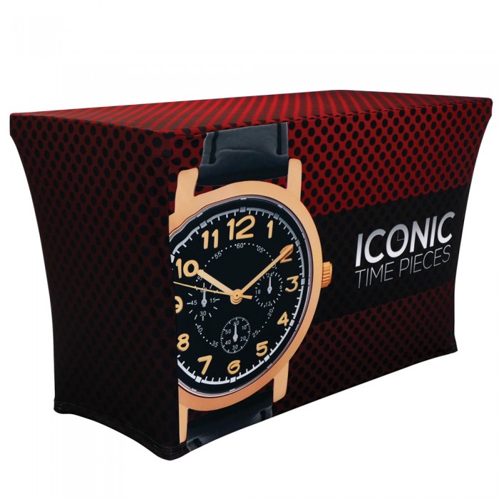 Stretch 4ft Table Throw Full Color Printing Stretch 4ft Table Throw Full Color Printing