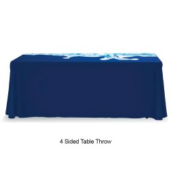 4ft Table Throw Full Color Printing 4ft Table Throw Full Color Printing