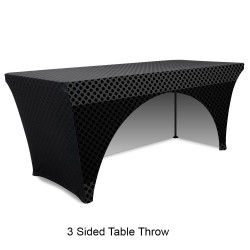 Stretch 4ft Table Throw Full Color Printing Stretch 4ft Table Throw Full Color Printing