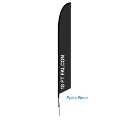 18Ft. Feather Angled Flag - Print and Stand 18Ft. Feather Angled Flag - Print and Stand