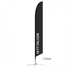18Ft. Feather Angled Flag - Print and Stand 18Ft. Feather Angled Flag - Print and Stand