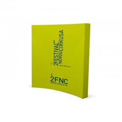 8 ft. RPL Fabric Pop Up Display - 89"h Curve Graphic Package 8 ft. RPL Fabric Pop Up Display - 89"h Curve Graphic Package