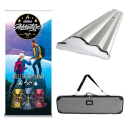 SilverStep 36x92 Retractable Banner Stand SilverStep 36x92 Retractable Banner Stand